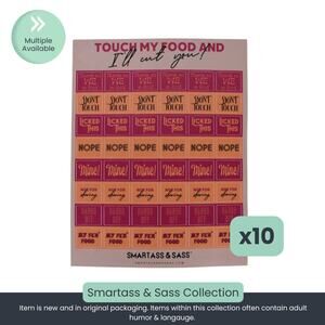 “Don’t Touch My Food” Sticker Sheet